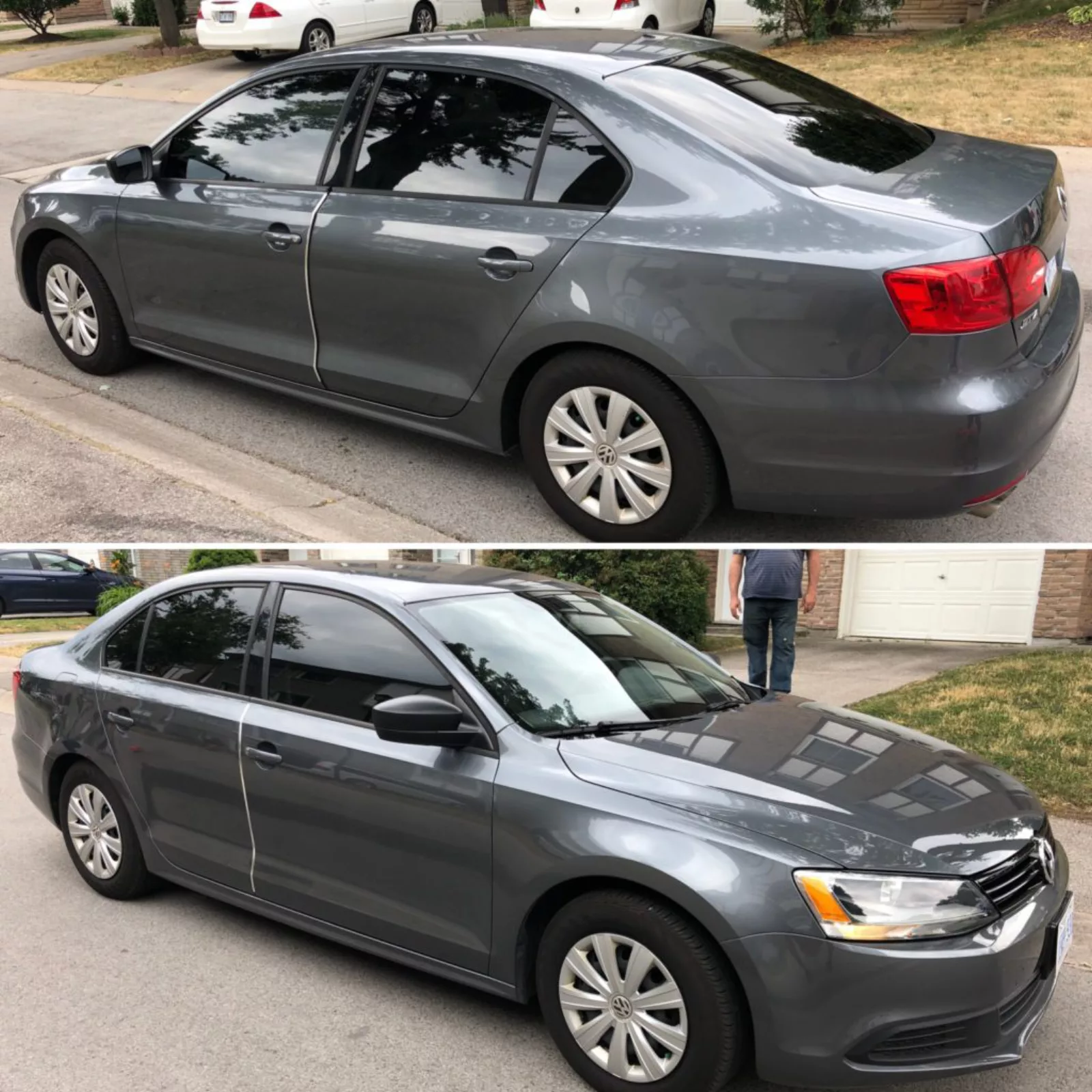 Residential window film detail with modern clean finish
