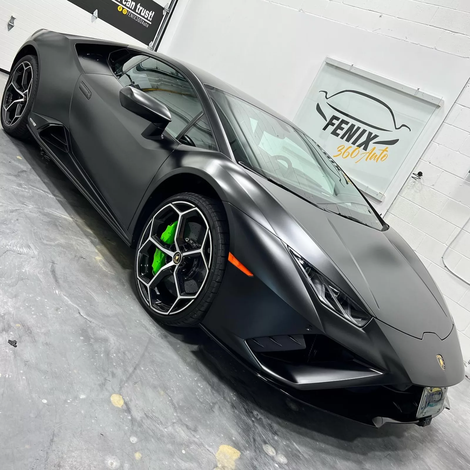 Paint protection film finish detail on a premium vehicle