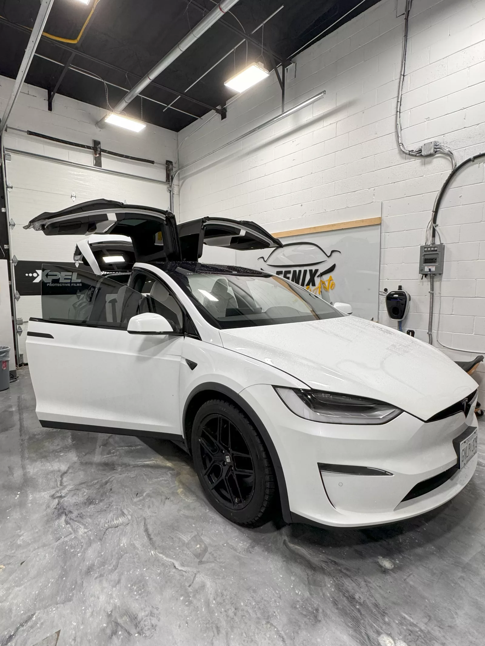 Automotive window tinting project completed by FENIX 360