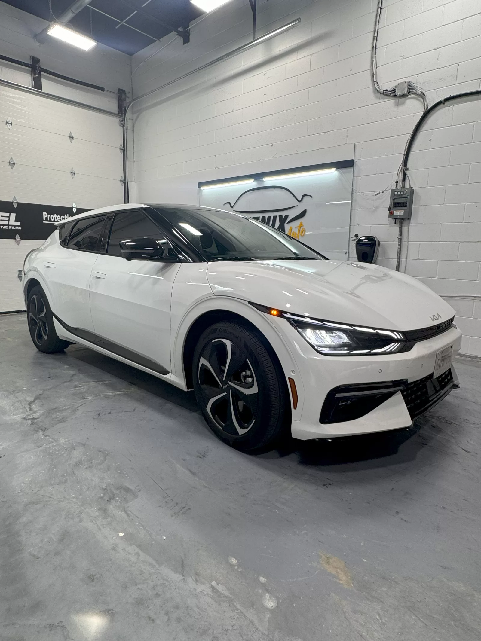 Automotive window tinting installation by FENIX 360 in Hamilton