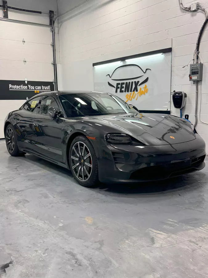 Front-end paint protection film installation by FENIX 360