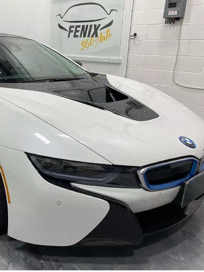 Luxury vehicle protected with self-healing paint film