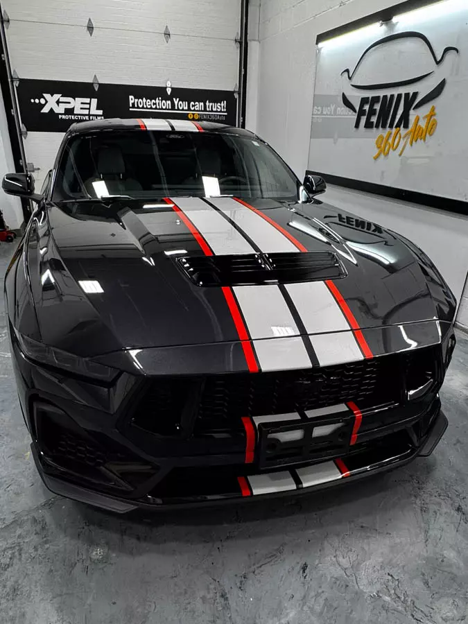 Protected front bumper and mirror areas with PPF