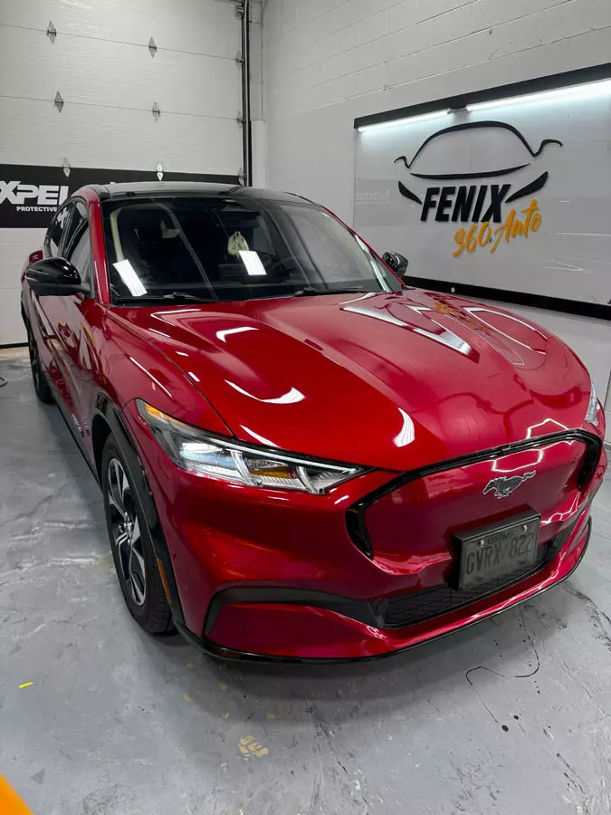 Paint protection film installation for rock-chip defense