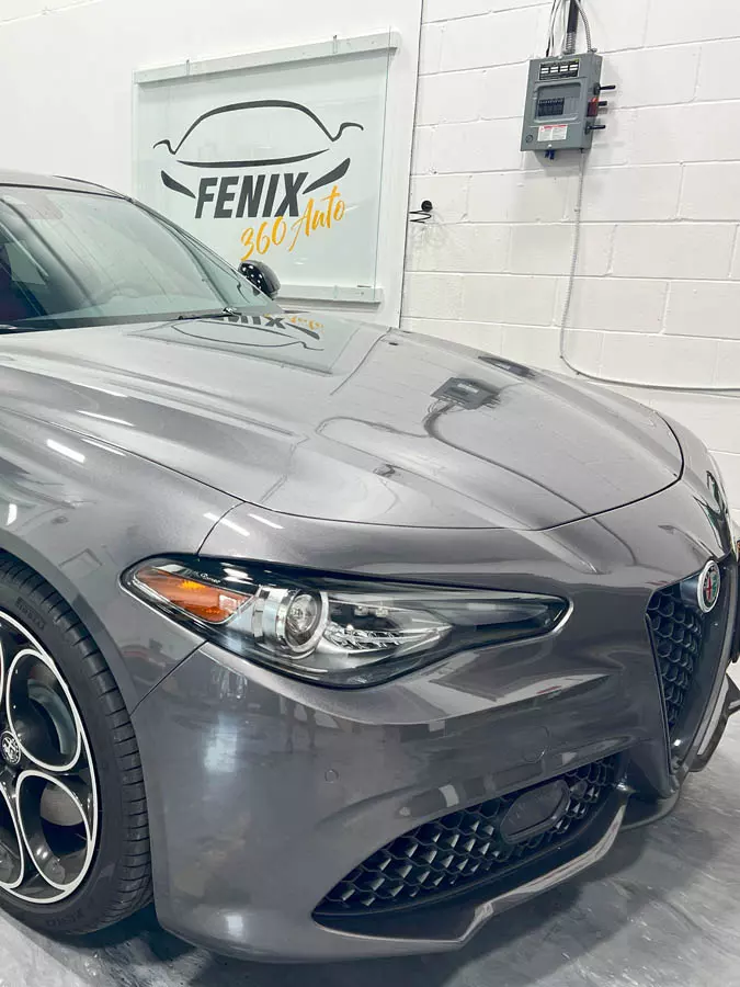 PPF detail showing gloss retention and clean edges