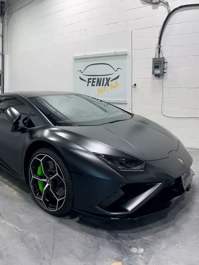 Installed PPF coverage protecting high-impact areas