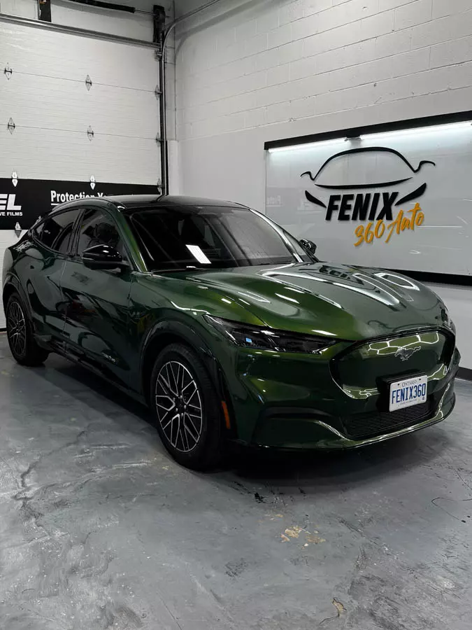 Hamilton PPF project showing high-gloss protected finish