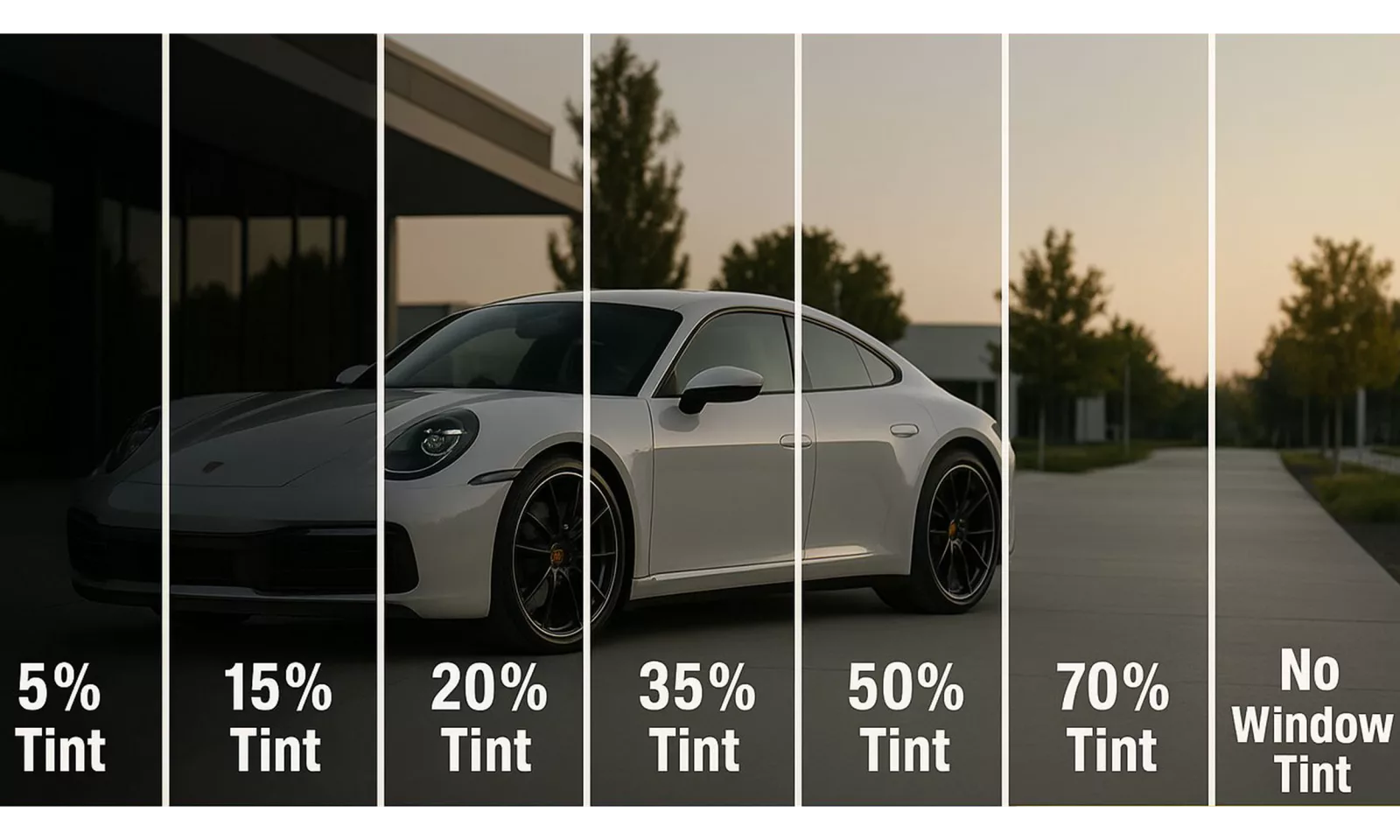 Automotive window tinting service in Hamilton by FENIX 360